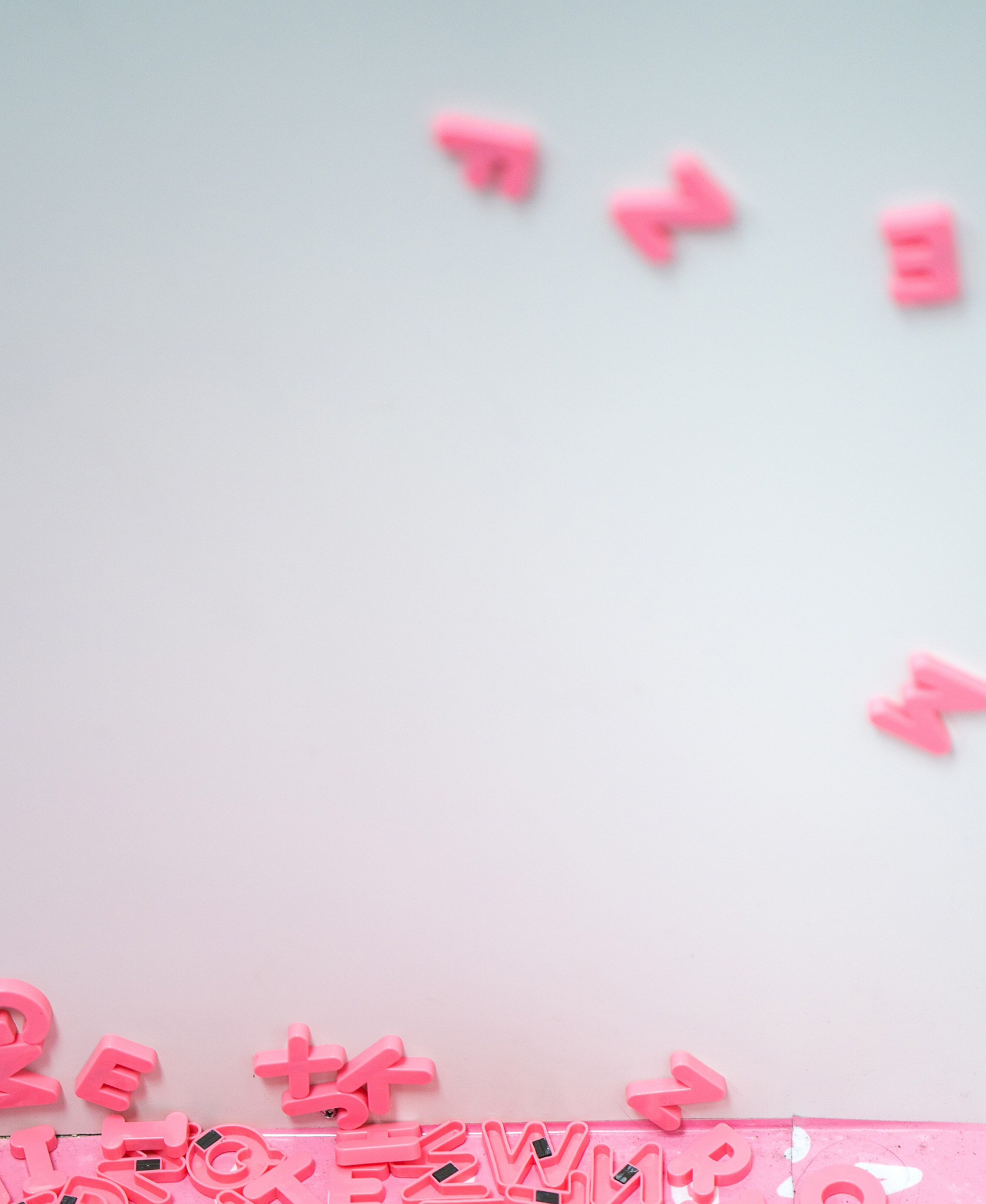 Alphabet magnets